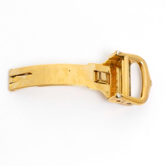 Genuine Cartier Gold Plated 14mm Deployant Clasp for Watch Band