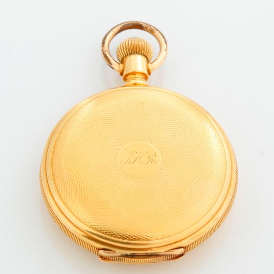 R. Lannier 18k Yellow Gold Men's Pocket Watch