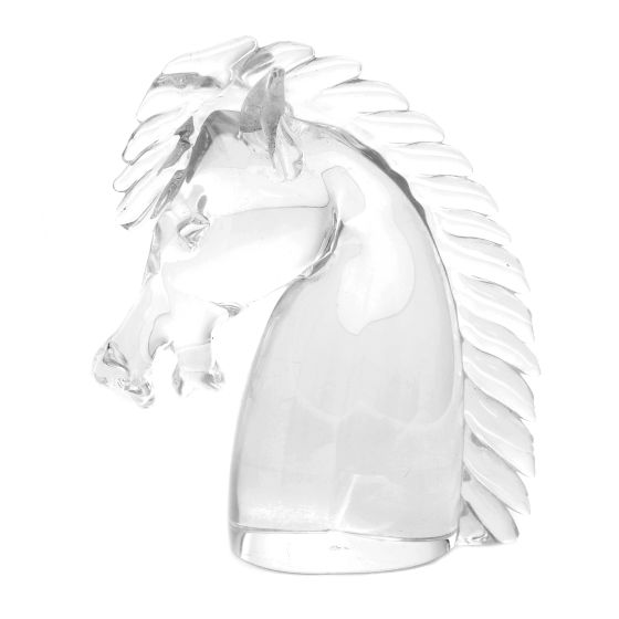 Cartier Crystal Horse Head Figurine