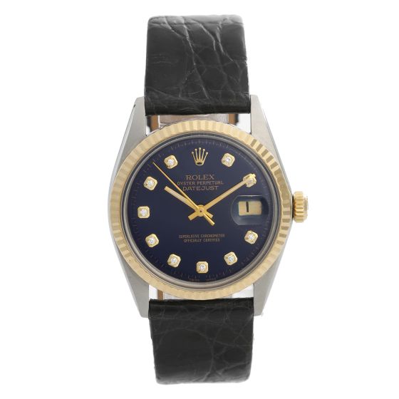 Men's Rolex Datejust 2-Tone Watch 1601