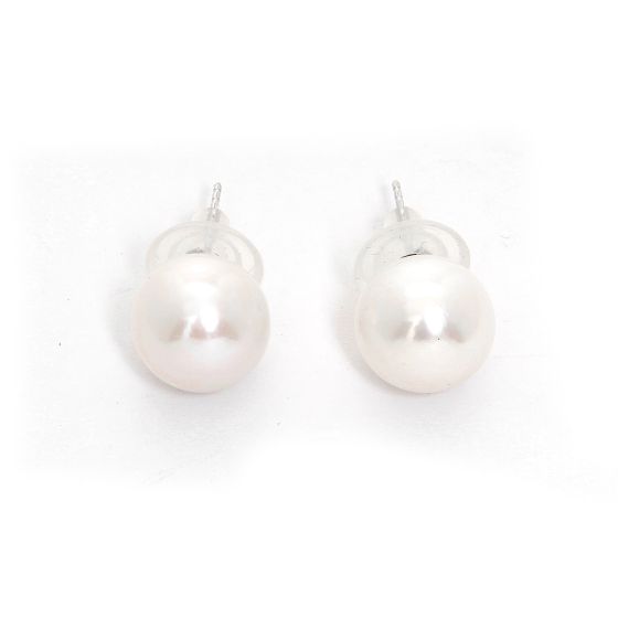 Freshwater Pearl Studs 13.22 mm