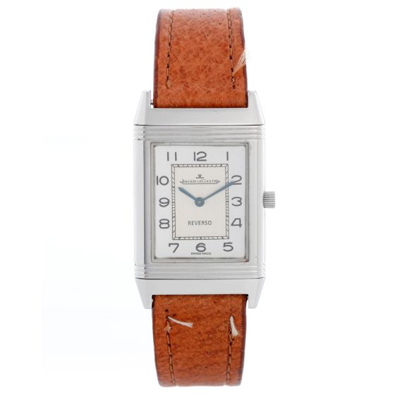 Jaeger Reverso Silver Dial Mens Watch 2500.8.86