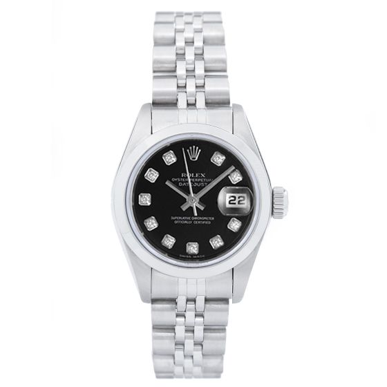 Rolex Ladies Datejust Stainless Steel 69160  Watch