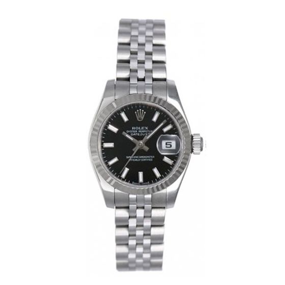 Rolex  Datejust Stainless Steel Automatic Winding Ladies Watch 179174