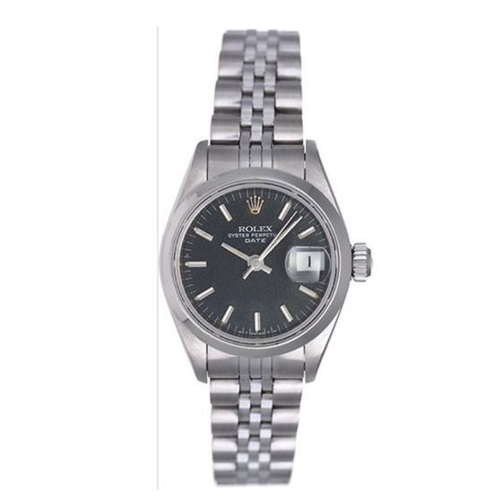 Rolex Ladies Date Stainless Steel Watch 69160