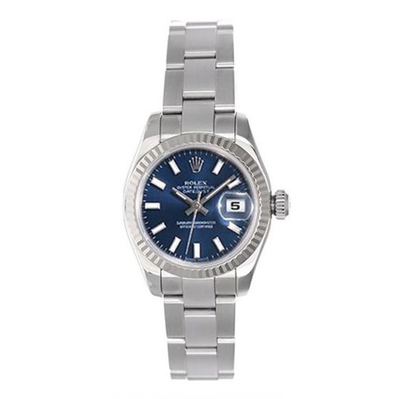 Ladies Rolex Datejust Steel & White Gold Automatic Watch 179174
