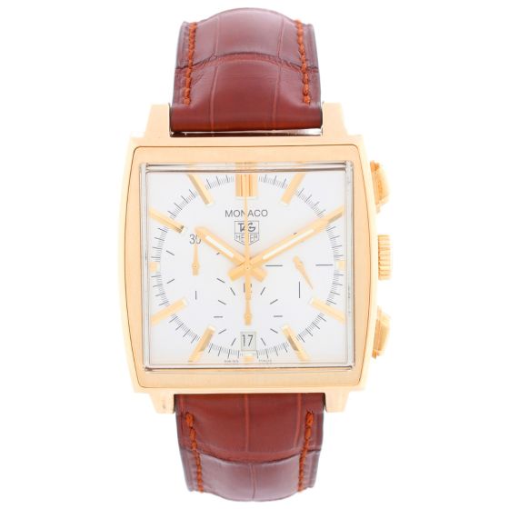 Tag Heuer Monaco Men's 18k Yellow Gold Watch CW5140