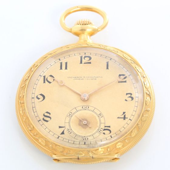 Vacheron Constantin 18K Yellow Gold Enamel Pocket Watch