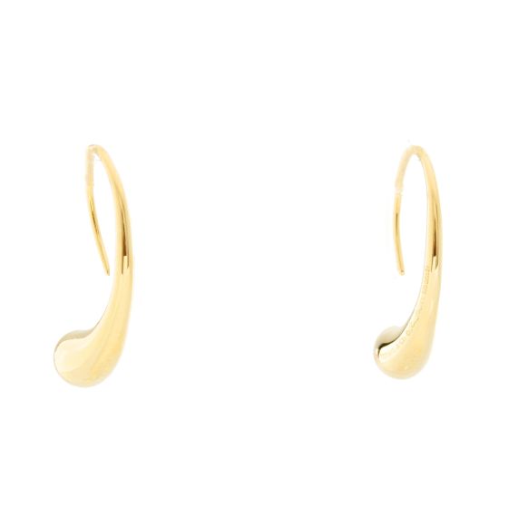 Tiffany & Co. 18K Yellow Gold Elsa Peretti Tear Drop Earrings