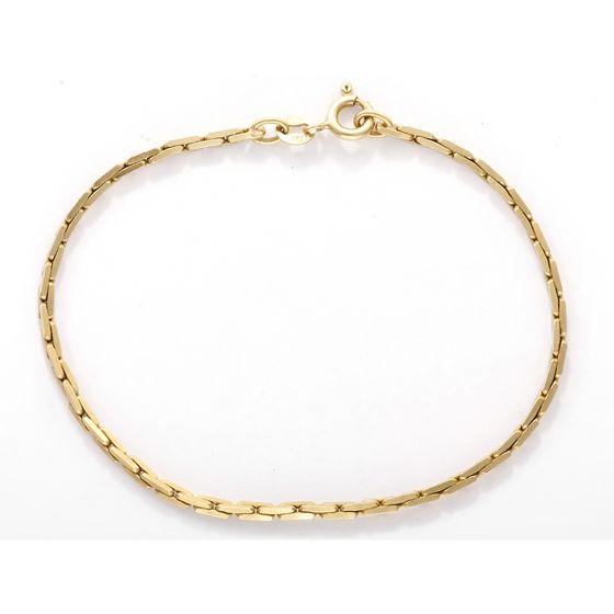 Simple and Chic 18K Yellow Gold Bracelet