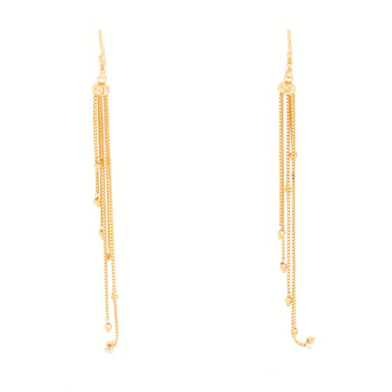 Amazing 22k Yellow gold Dangle Earrings