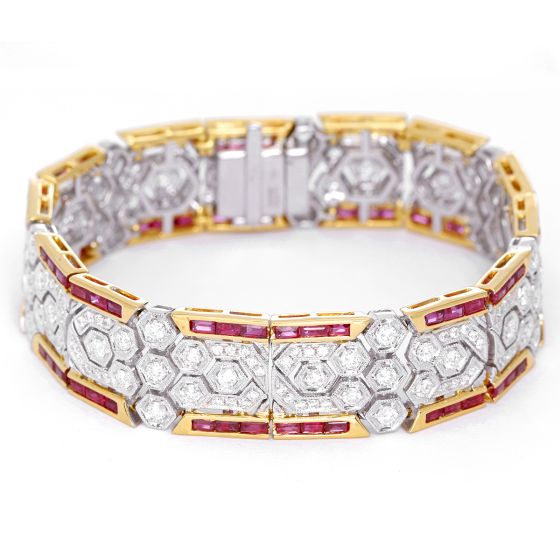 18kt Ruby & Diamond Bracelet