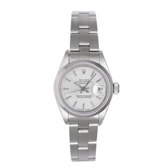 Ladies Rolex Date Watch 69160 Silver Dial