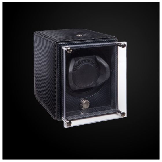 Underwood London Evo Single Watch Winder - Carbon Fiber 