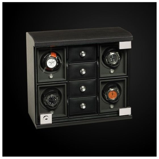 Underwood London Watch Winder 4 Module With Trays 