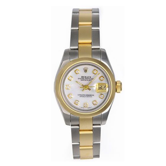 Rolex 2-tone Steel & Gold  Datejust Ladies Watch 179163