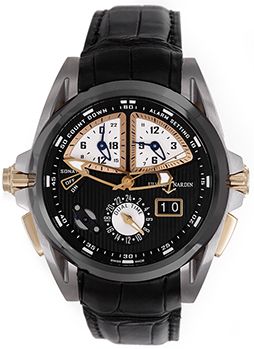 Ulysse Nardin Sonata Streamline Titanium Dual Time Alarm Men's Watch 675-00