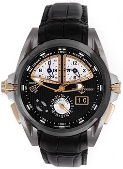 Ulysse Nardin Sonata Streamline Titanium Dual Time Alarm Men's Watch 675-00