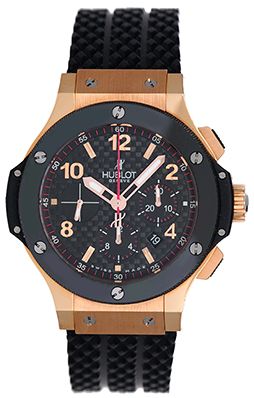 Men's Hublot Big Bang Chronograph 18k Rose Gold Watch 301.PB.131RX