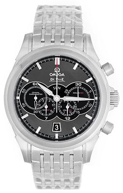 Omega DeVille Men's Stainless Steel Co-Axial Chronograph Unused 422.10.41.52.06.001 Watch