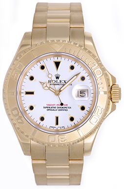 Rolex Yacht-Master Men's 18k Yellow Gold Watch 16628