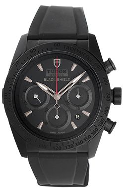 Tudor Blackshield Men's Ceramic Men's Black Watch 42000CN 