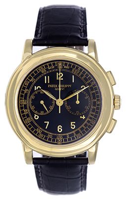 Patek Philippe Chronograph 18k Yellow Gold Watch 5070J