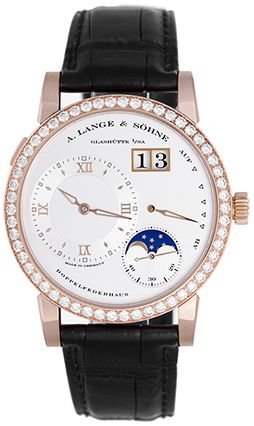 A. Lange & Sohne Lange 1 Moonphase with Diamond Bezel 