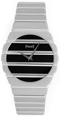 Piaget Polo 18k White Gold Round Men's Watch