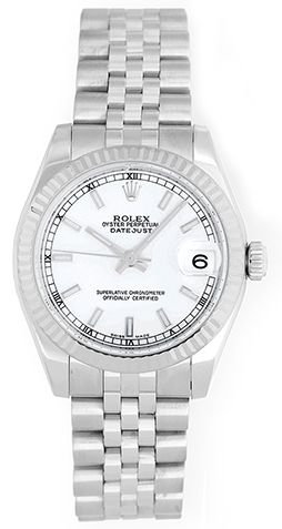 Rolex Datejust Midsize Men's or Ladies Steel Watch 178274