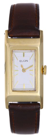 Elgin 14k Yellow Gold Men's Vintage Dress Watch
