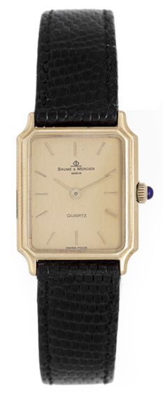 Baume & Mercier Ladies 18k Yellow Gold Quartz Watch