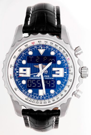 Breitling Chronospace Men's Steel Chronograph Sport Watch A7836534