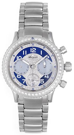 Breguet Aeronavale Transatlantique  Steel & Diamond Watch 