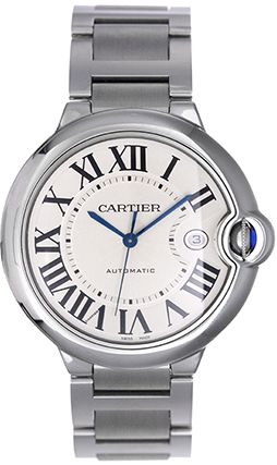 Cartier Ballon Bleu Men's Stainless Steel Watch W69012Z4