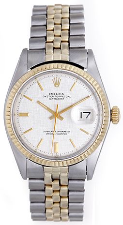 Rolex Datejust Men's 2-Tone Steel & Gold Watch 1601