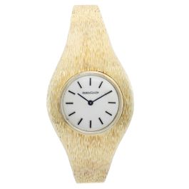 Vintage Jaeger LeCoultre 14k Yellow Gold Retro Style Watch