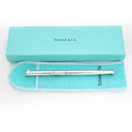 Tiffany & Co. sterling silver pen in original box and felt pouch