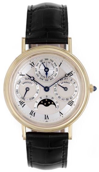 Breguet Classique Quantieme Perpetual Men's 18k Yellow Gold Watch Ref. 3057
