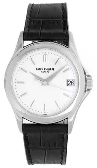 Patek Philippe Calatrava Grand Taille 18k White Gold Men's Watch 5107 G or 5107G