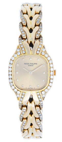 Patek Philippe LaFlamme 18k Gold & Diamond Quartz  4715 3