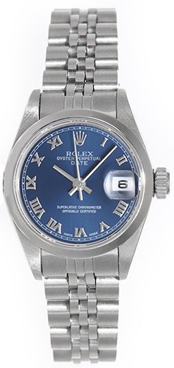 Rolex Ladies Date Stainless Steel Watch 79190