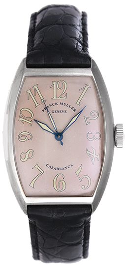 Franck Muller Casablanca White Gold Watch 5850 Gray Dial 