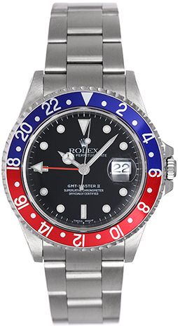  Rolex GMT-Master II Men's Stainless Steel Sport Watch 16710 