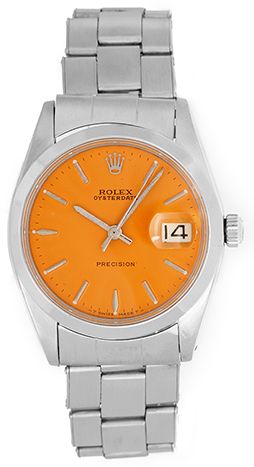 Rolex Vintage Oysterdate Precision Stainless Steel Watch 6694 