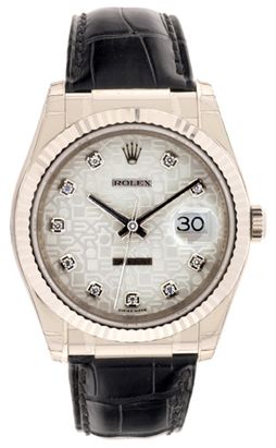 Men's Rolex Datejust  Watch 116139 Rolex Silver Jubilee Dial