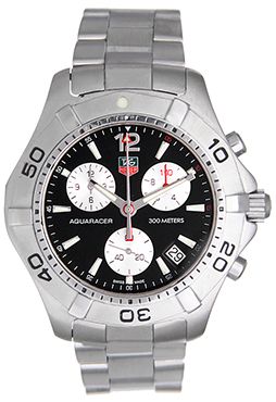 Tag Heuer Aquaracer Chronograph Steel Watch CAF1110 