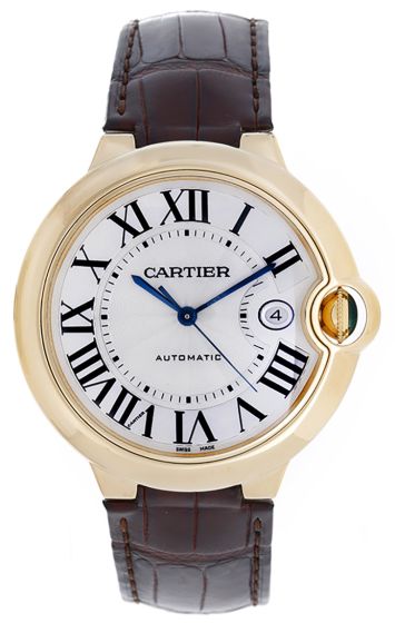 Cartier Ballon Bleu 42mm W6900551 Watch Leather Band