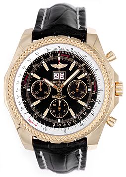 Breitling Bentley 6.75 Chronograph Big Date 18k Yellow Gold 