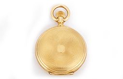 Tiffany & Co. Vintage Ladies 18k Yellow Gold Hunting Case Pocket Watch or Pendant